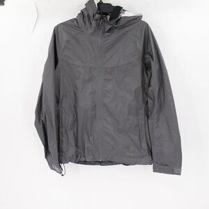 Simms Jacket Mens Medium waterproof Fishing Full Zip Hooded Nylon outdoor pocket